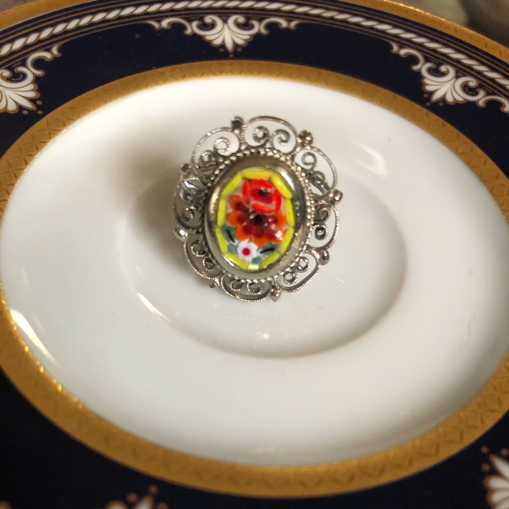 Vintage Micro-Mosaic Ring